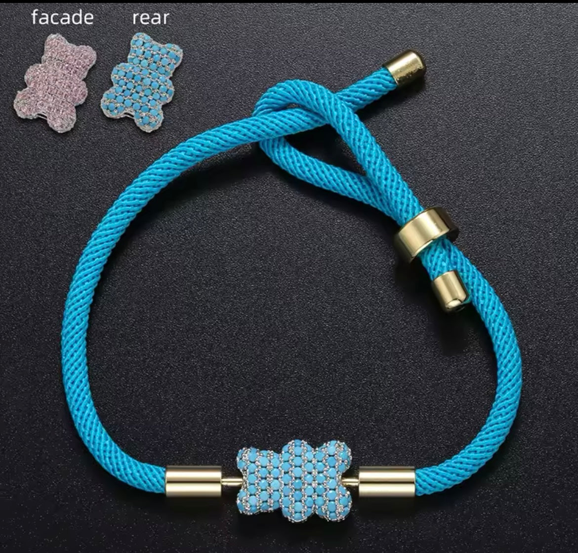 Bear braided  bracelet