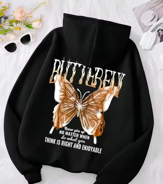 Blue Lightning Butterfly hoody