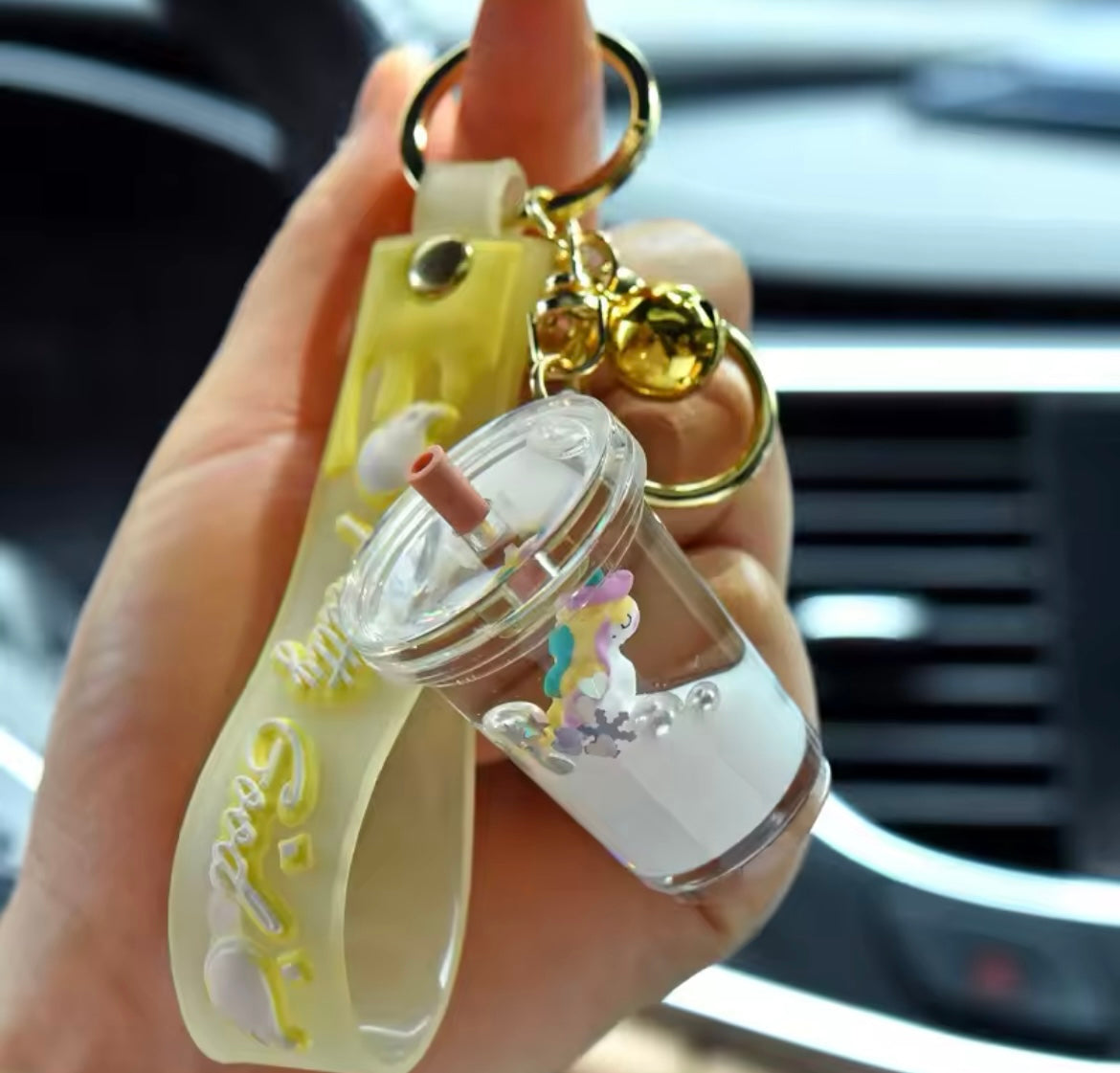 Unicorn keyring