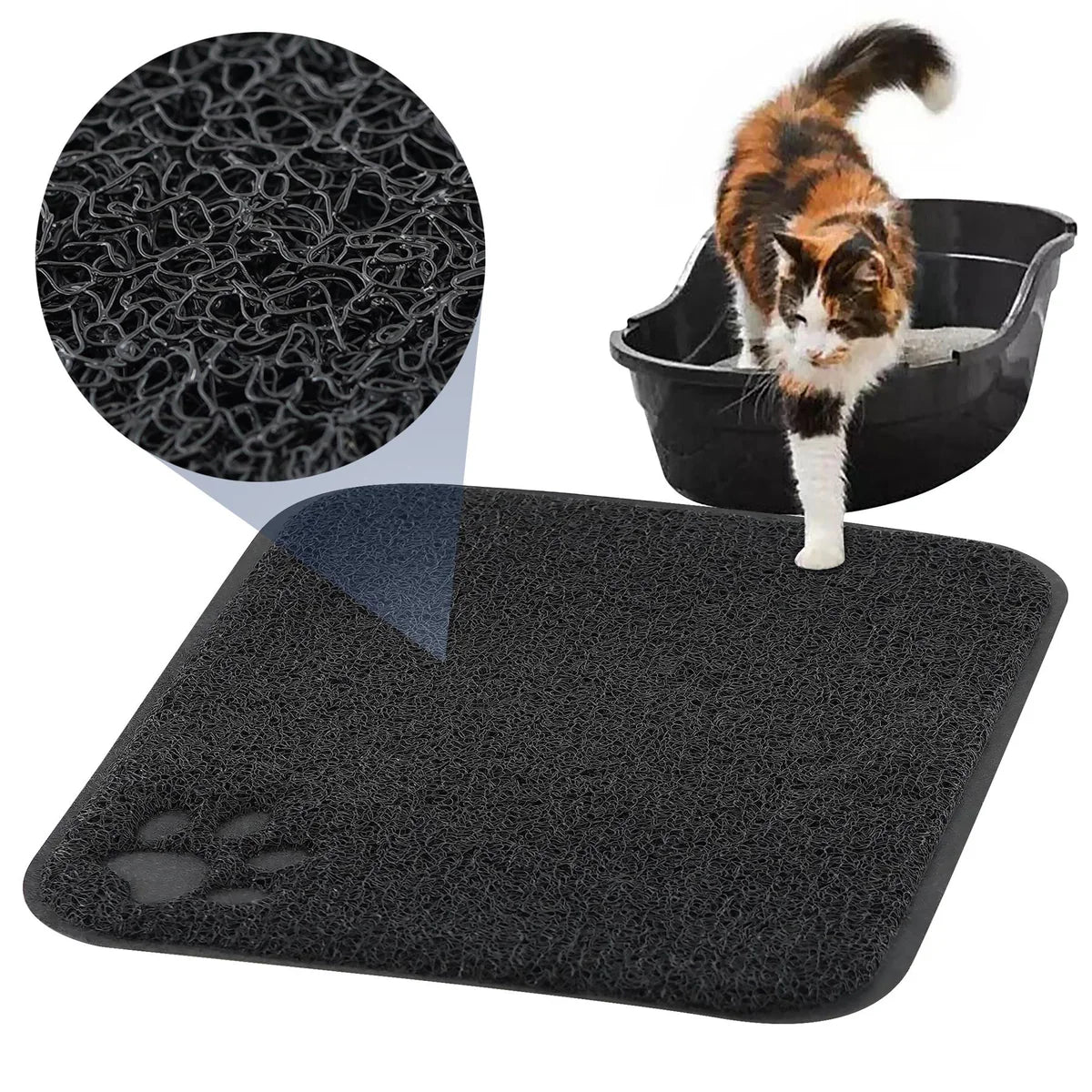 Rubber Cat Litter Mat