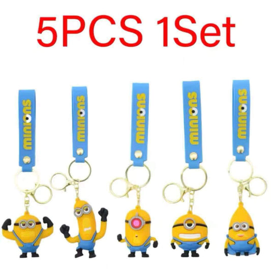 5 pc set keychains