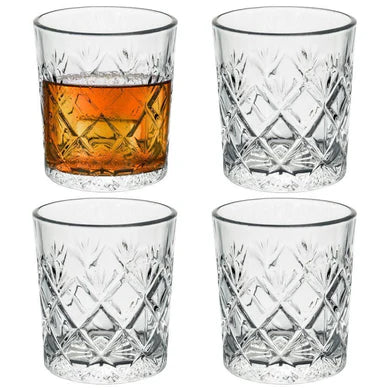 Set of 4 230ML Drinking Glasses