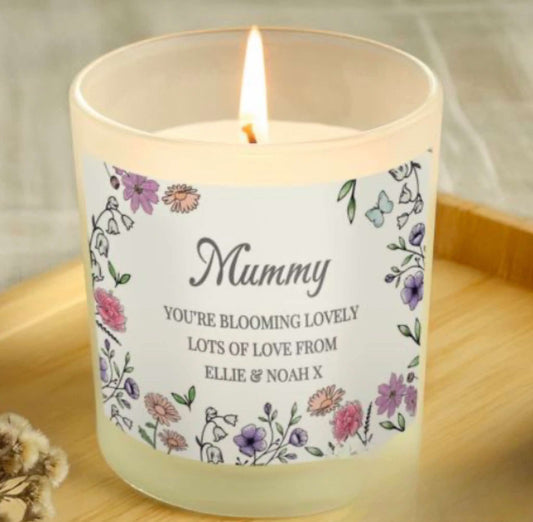 Personalised candle