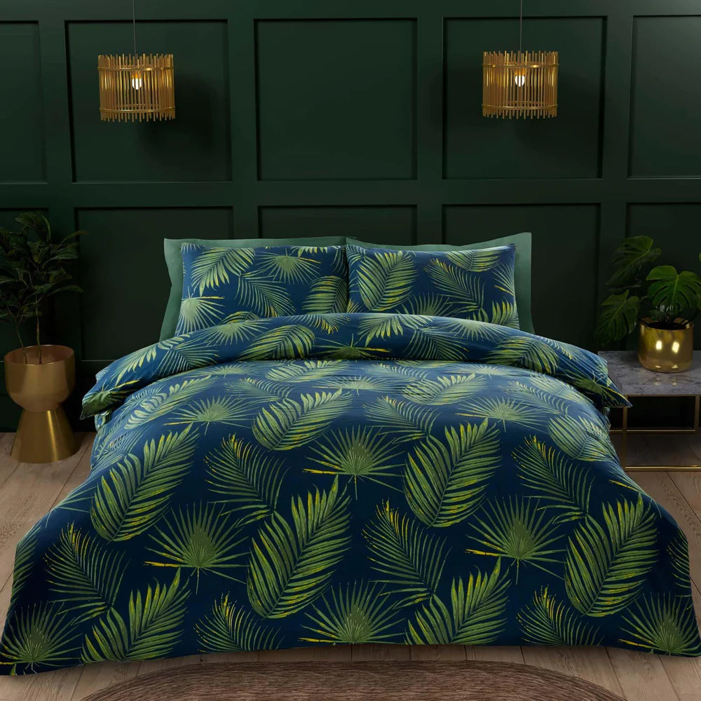 Palma Green Duvet Cover Set