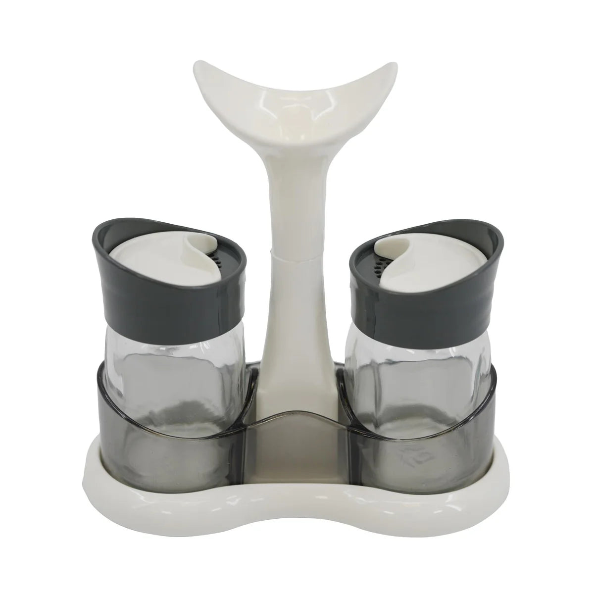 Salt and Pepper Shaker Set / Salt and Pepper Pots With Holder