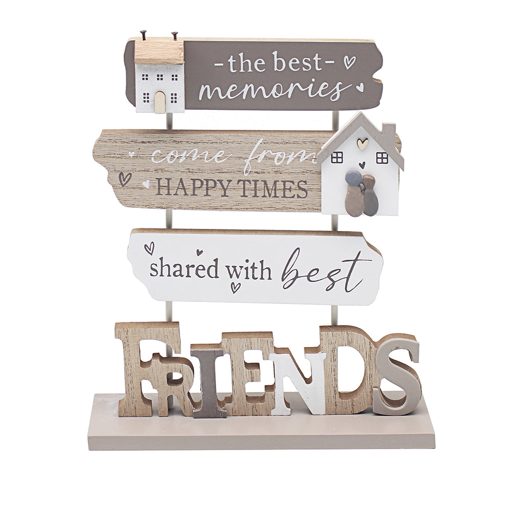 Friends Standing Plaque