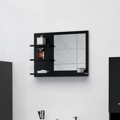 Bathroom Mirror 60x10.5x45 cm Engineered Wood