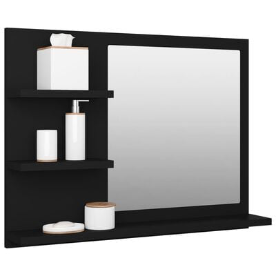 Bathroom Mirror 60x10.5x45 cm Engineered Wood