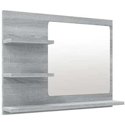 Bathroom Mirror 60x10.5x45 cm Engineered Wood