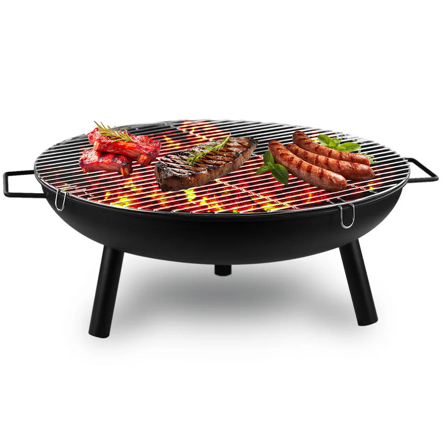 23" Large Round BBQ Steel Pit