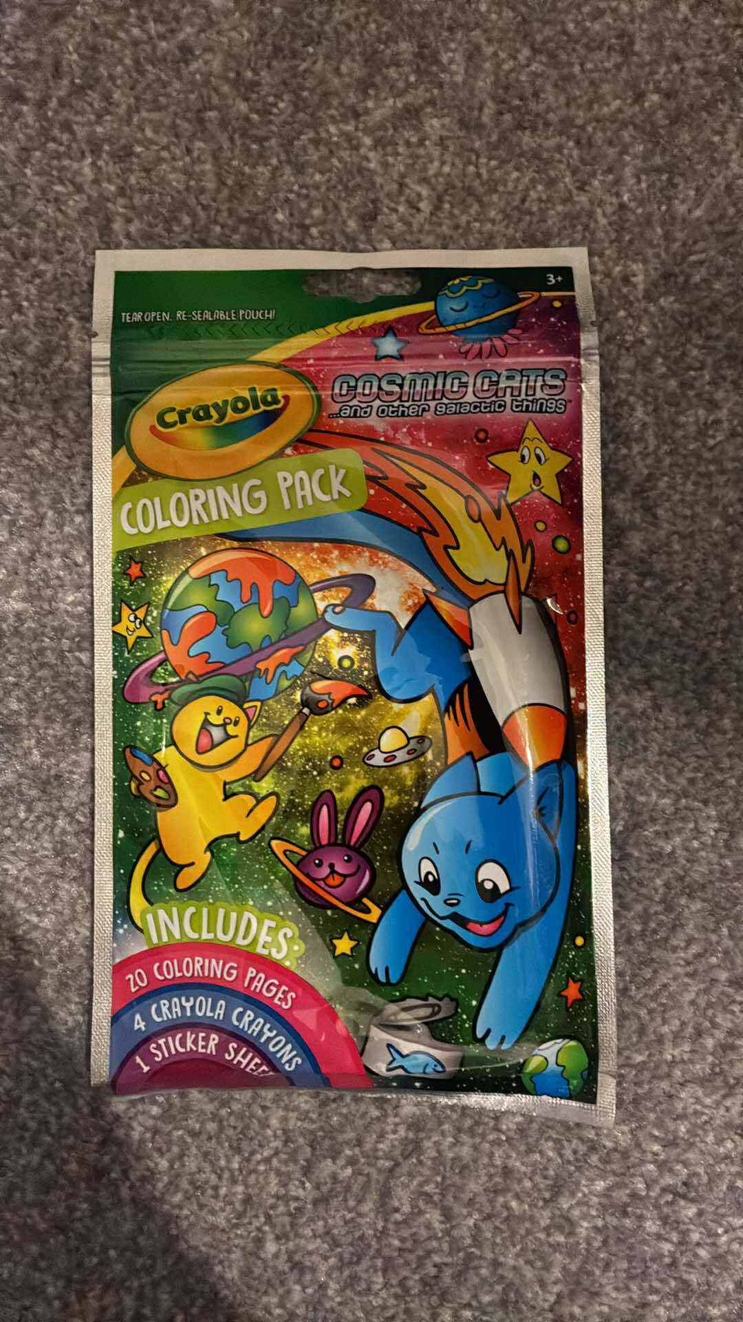 Cosmic Cats Colouring Pack