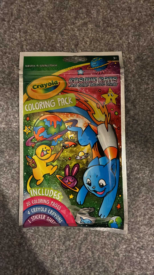 Cosmic Cats Colouring Pack